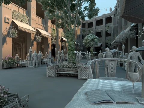 Urban architecture 3D Model