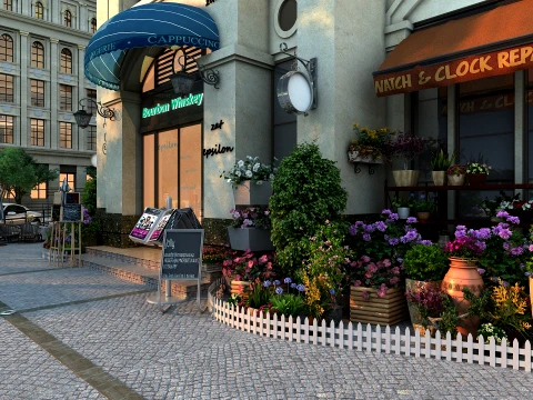 Urban architecture 3D Model