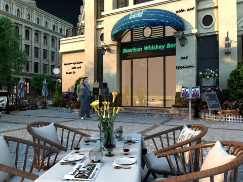 Urban architecture 3D Model