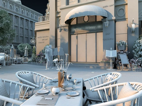 Urban architecture 3D Model