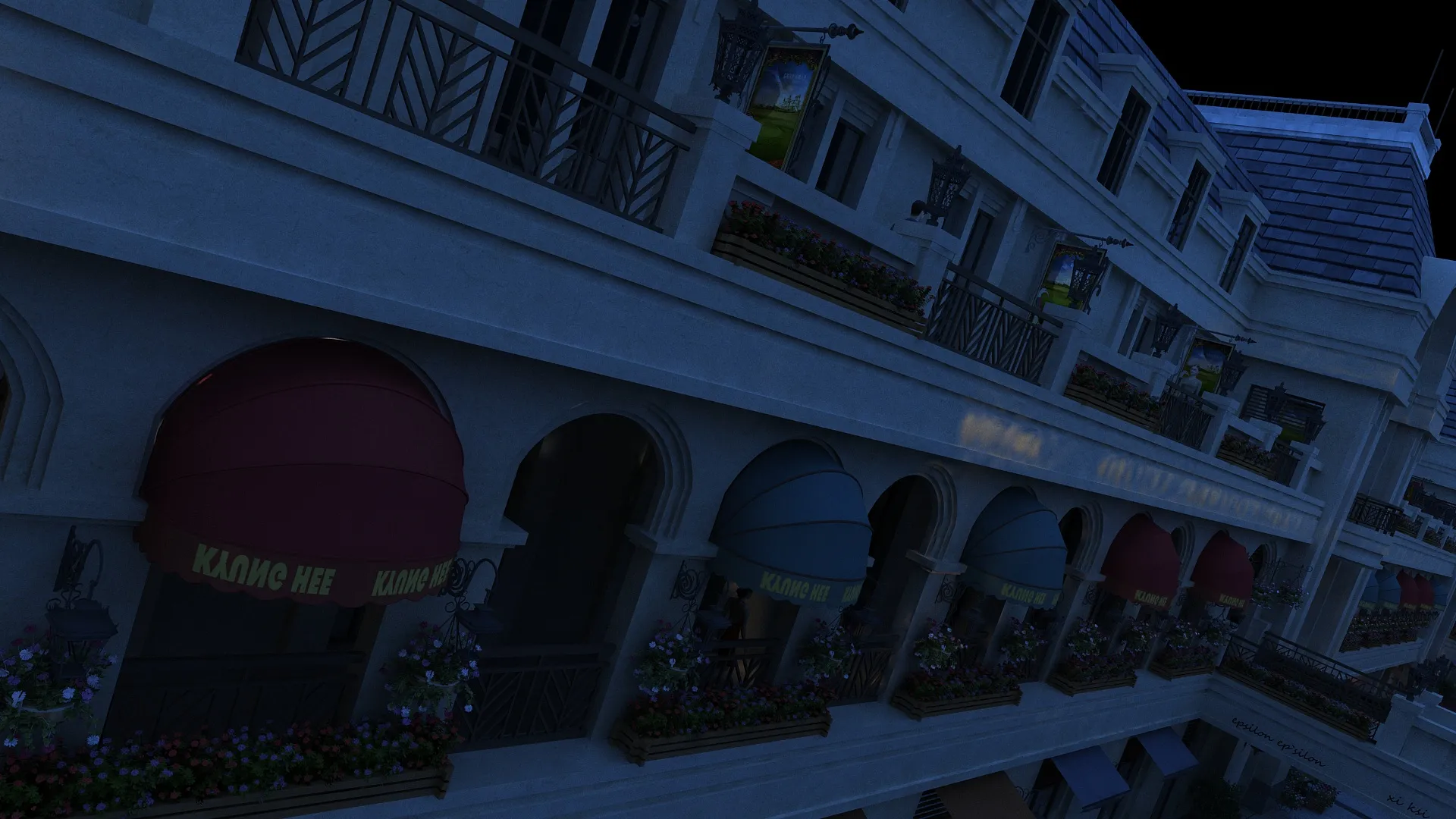 Urban architecture 3D Model .c4d .max .obj .3ds .fbx .stl .blend 