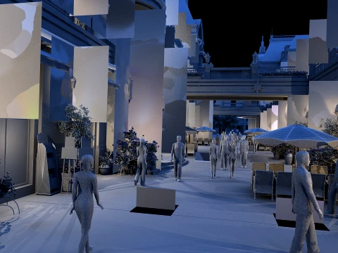 Urban architecture 3D Model