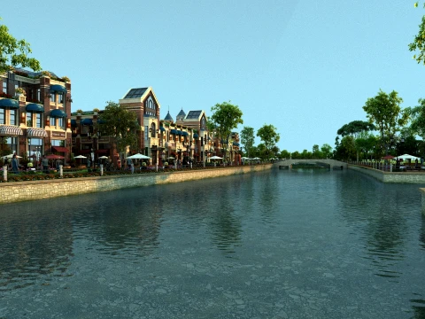 Commercial street 3D Model