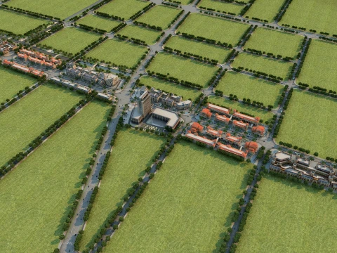 Commercial street 3D Model