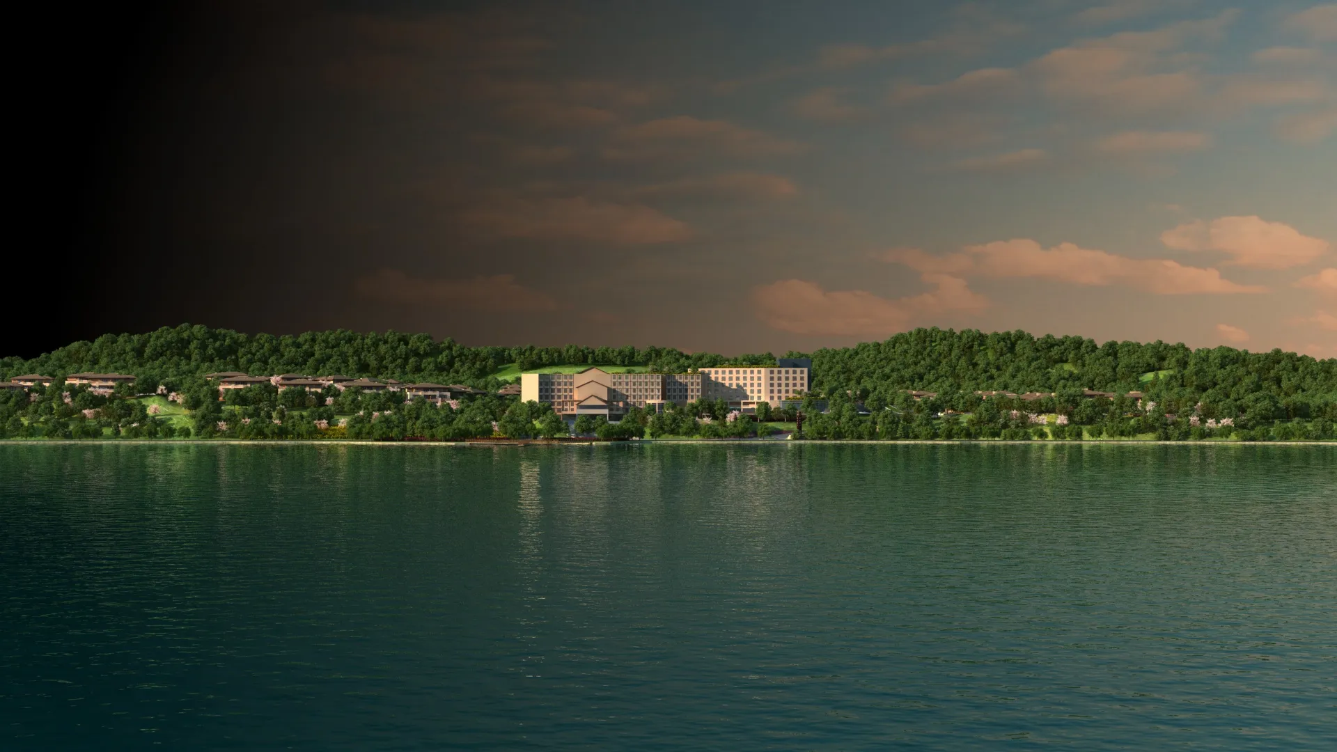 Town 3D Model .c4d .max .obj .3ds .fbx .stl .blend 