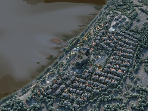 Town 3D Model