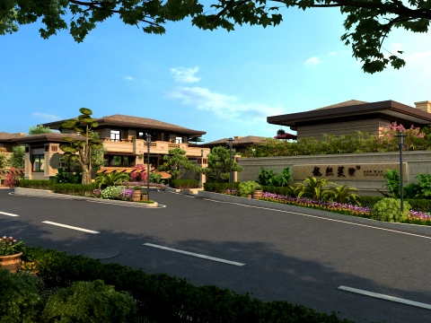 Villa 3D Model