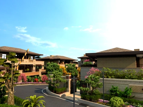 Villa 3D Model