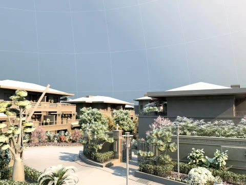 Villa 3D Model