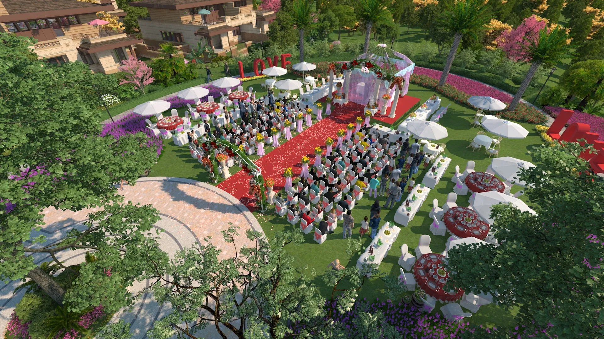 Wedding 3D Model .c4d .max .obj .3ds .fbx .stl .blend 