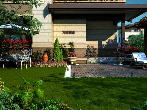 Villa 3D Model