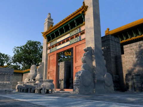 Ancient architecture 3Dモデル