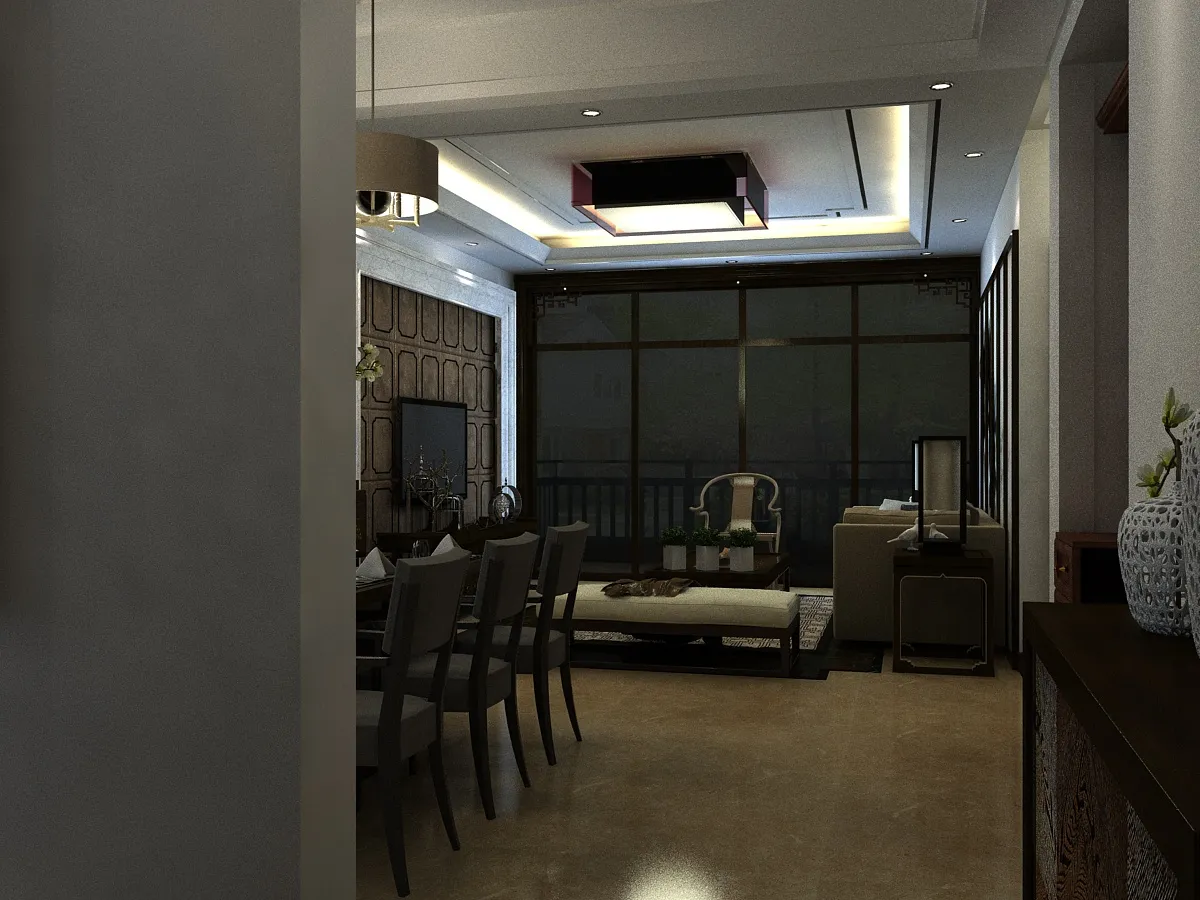 Indoor 3D Model .c4d .max .obj .3ds .fbx .stl .blend 