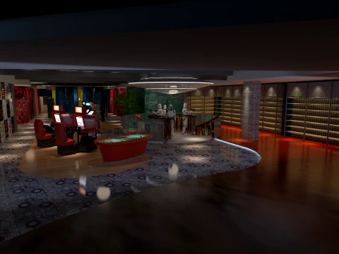 Recreation room 3D Model