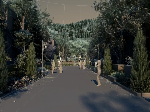 Urban architecture 3D Model