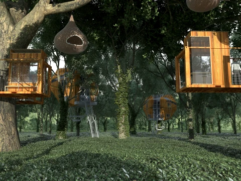 Treehouse 3D Model