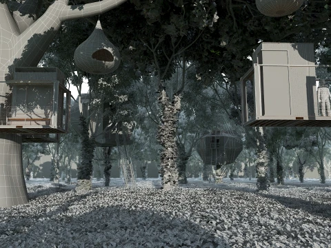 Treehouse 3D Model