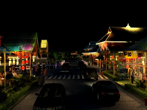 Bar Street 3Dモデル