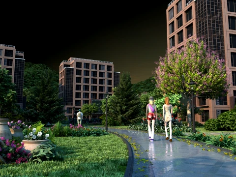 Apartment 3Dモデル