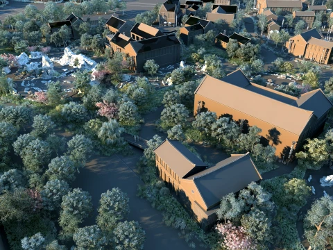 Hot spring 3D Model