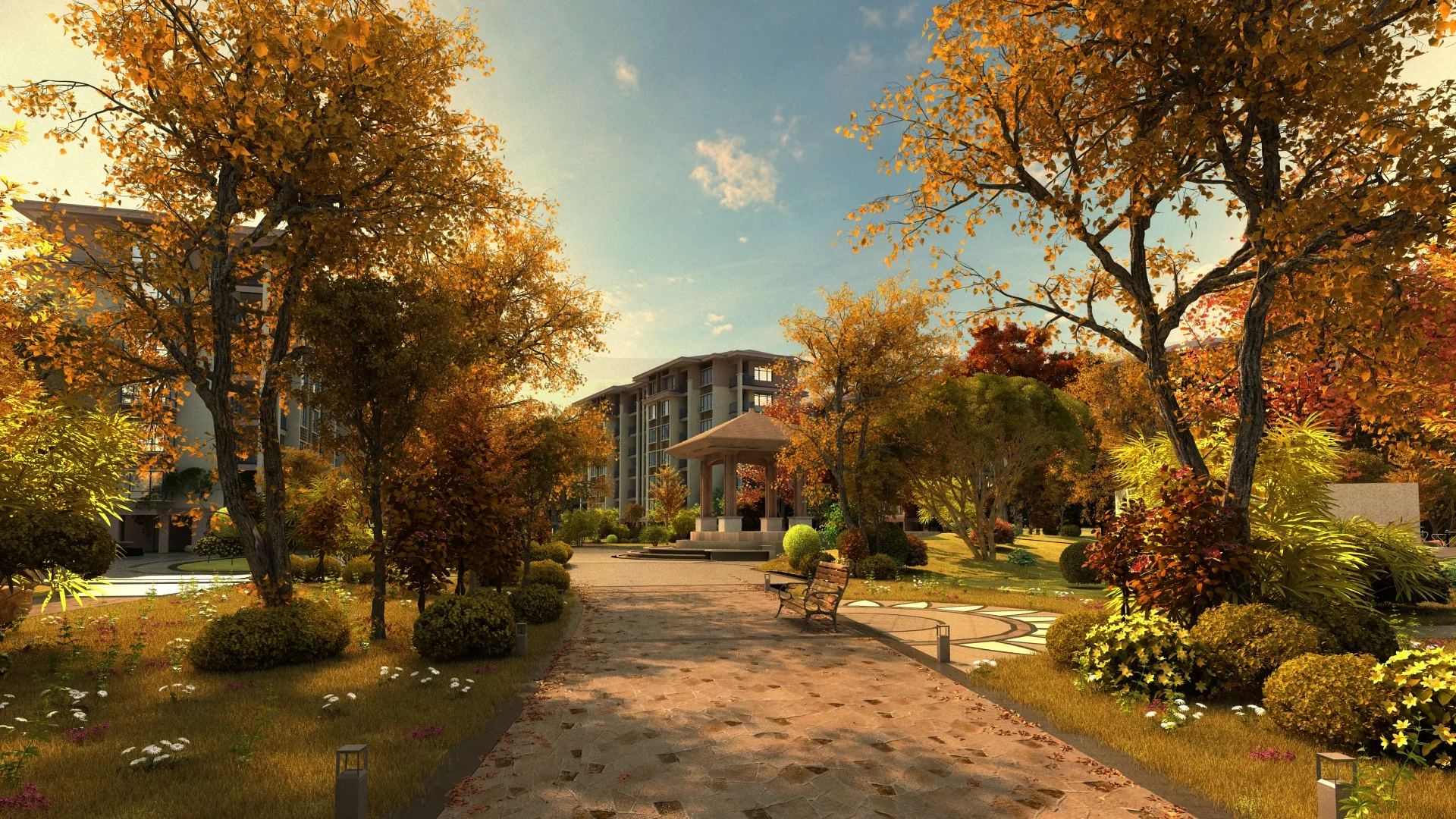 Autumn 3D Model .c4d .max .obj .3ds .fbx .stl .blend 