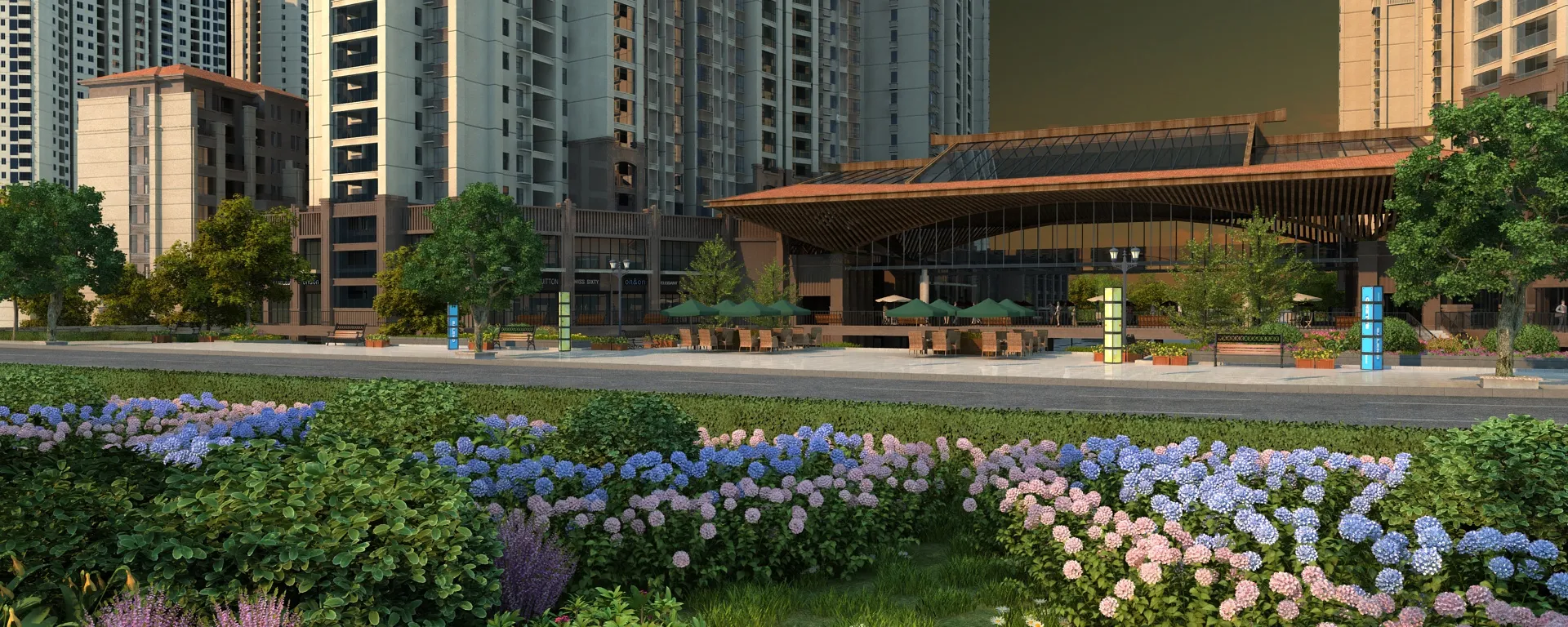 Garden 3D Model .c4d .max .obj .3ds .fbx .stl .blend