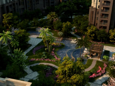 Garden 3D Model
