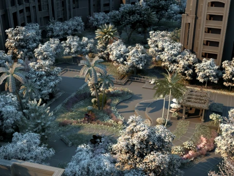 Garden 3D Model