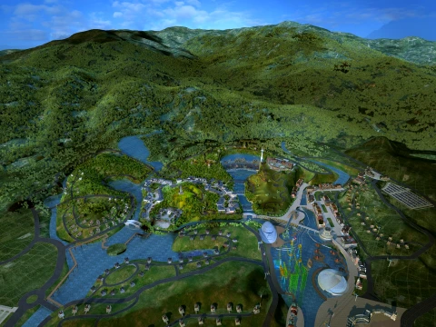 Resort 3D Model