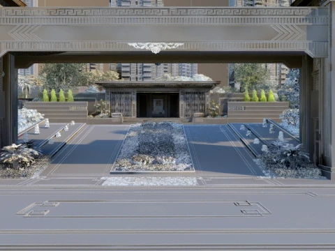 Urban architecture 3D Model