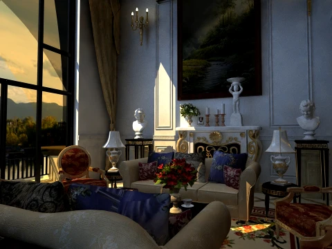 Living room 3Dモデル