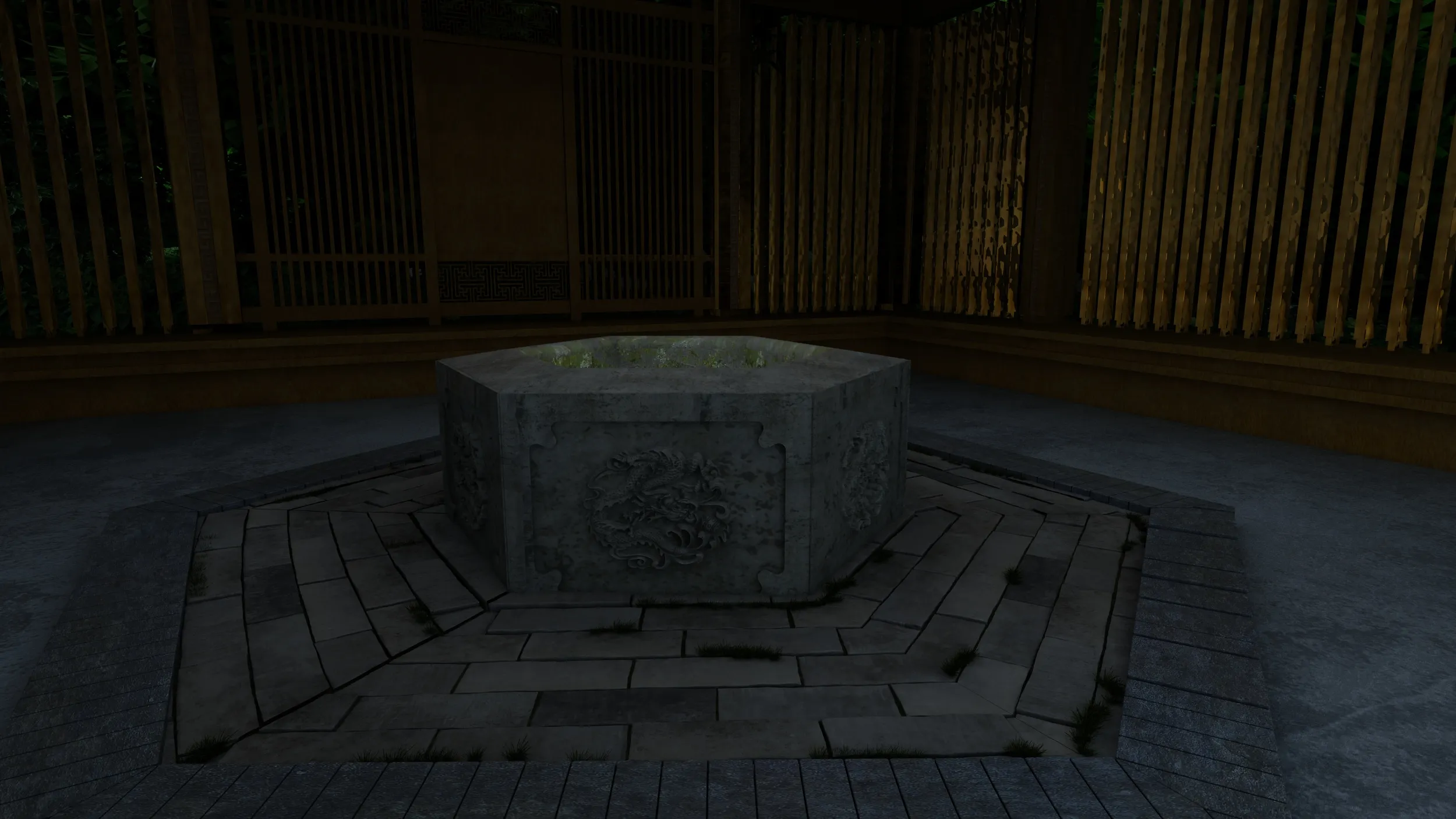Ancient well 3D Model .c4d .max .obj .3ds .fbx .stl .blend 
