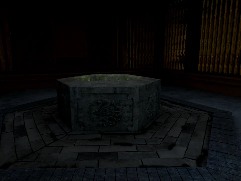 Ancient well 3D Modell