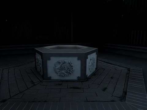 Ancient well 3D Model