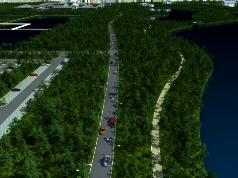 Highway 3D Modell