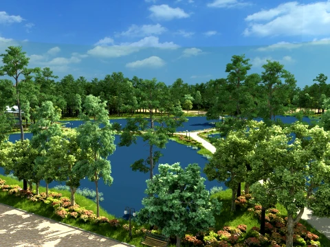 Park 3D Model