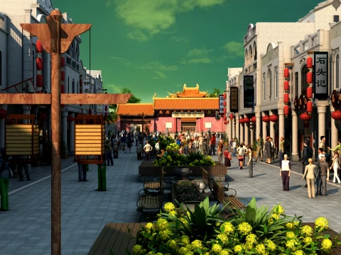 Old Beijing Modèle 3D
