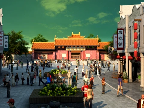 Old Beijing 3D Model