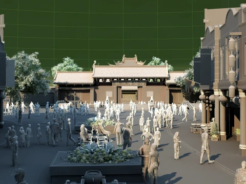 Old Beijing 3D Model