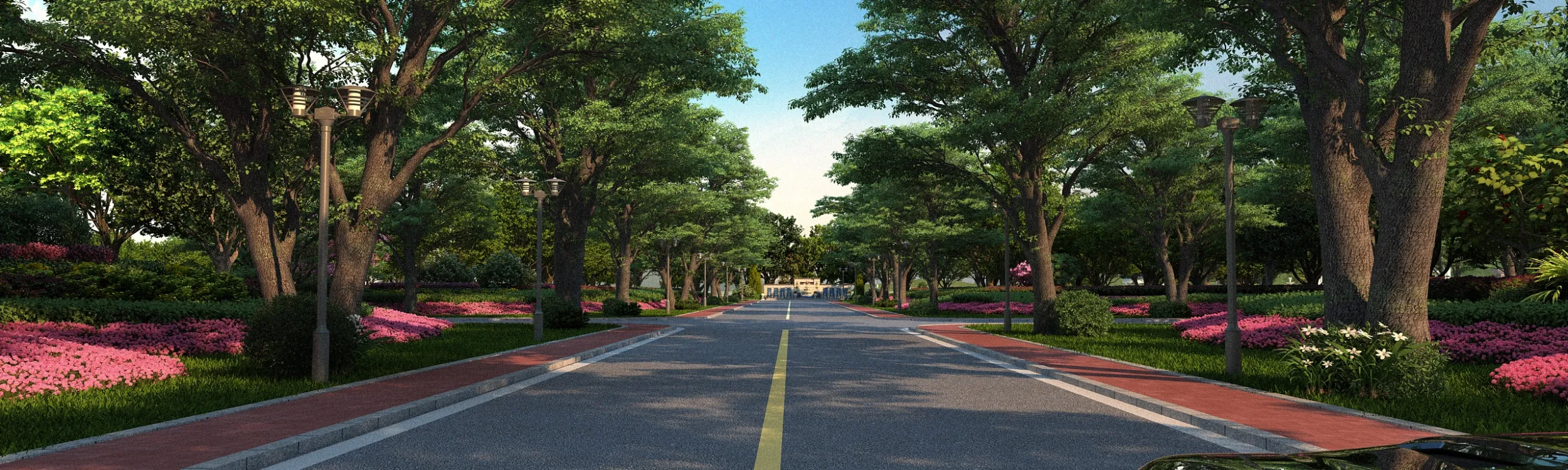 Park 3D Model .c4d .max .obj .3ds .fbx .stl .blend