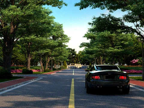 Park 3D Model
