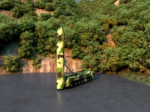 Missile 3D Model