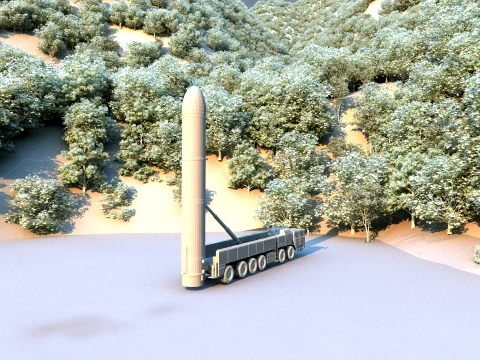 Missile 3D Model