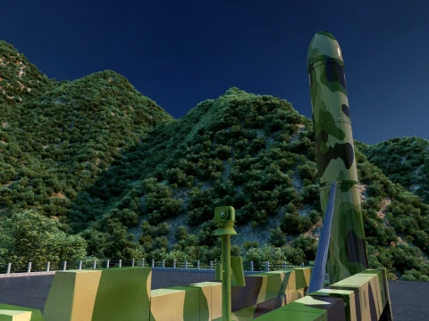 Missile Modello 3D
