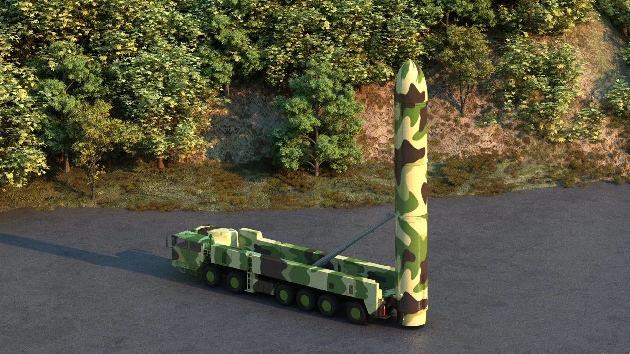 Missile 3D Model .c4d .max .obj .3ds .fbx .stl .blend
