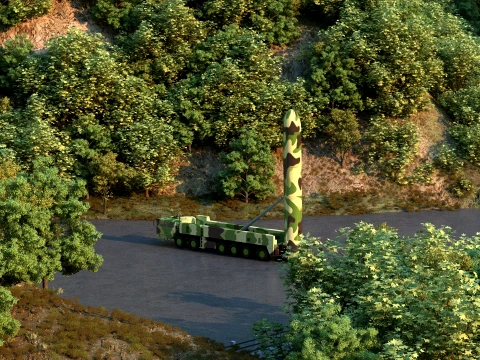Missile 3D Model