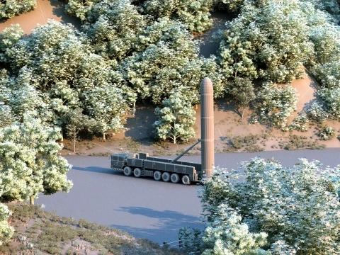 Missile 3D Model