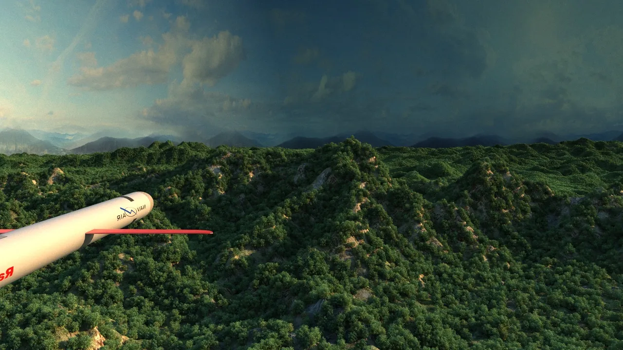 Missile 3D Model .c4d .max .obj .3ds .fbx .stl .blend