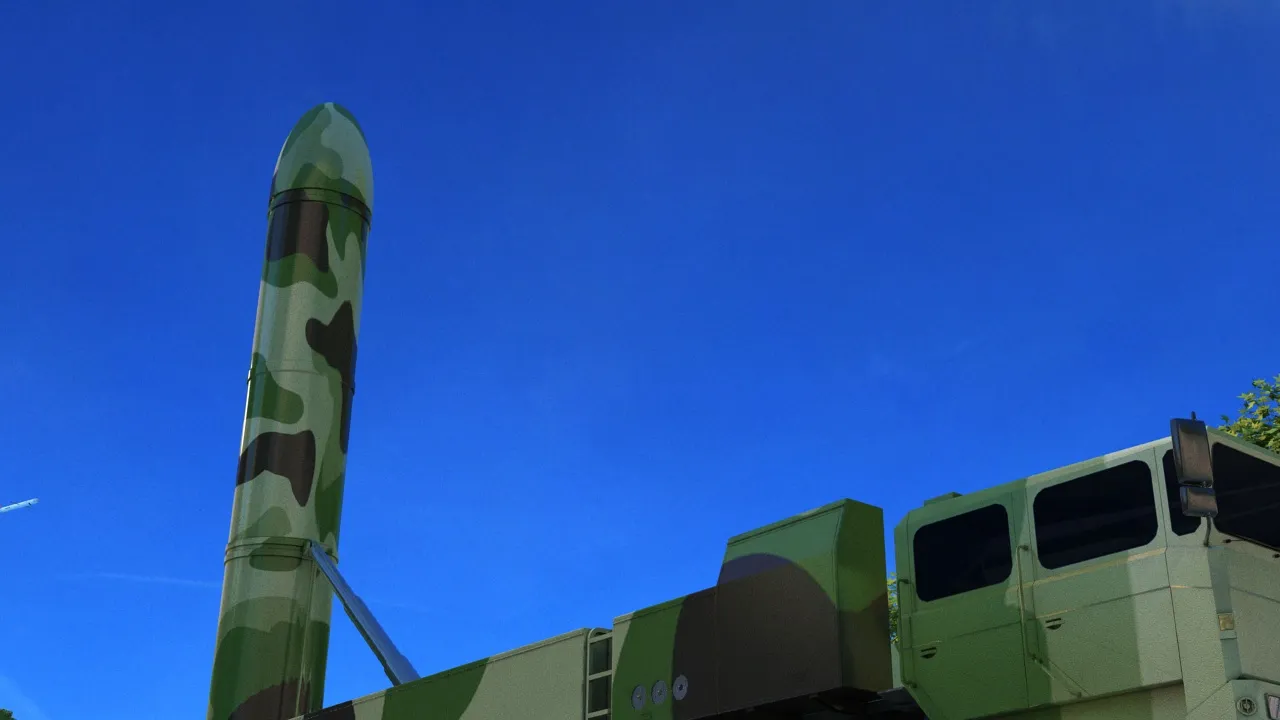 Missile 3D Model .c4d .max .obj .3ds .fbx .stl .blend