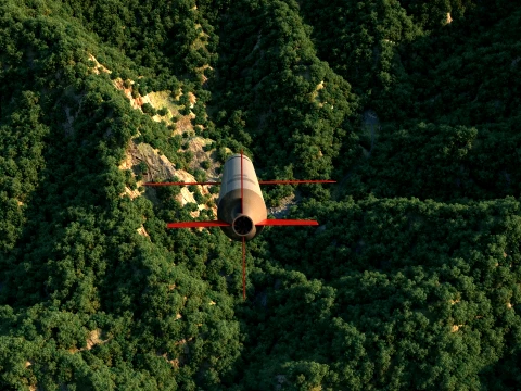 Missile Modèle 3D